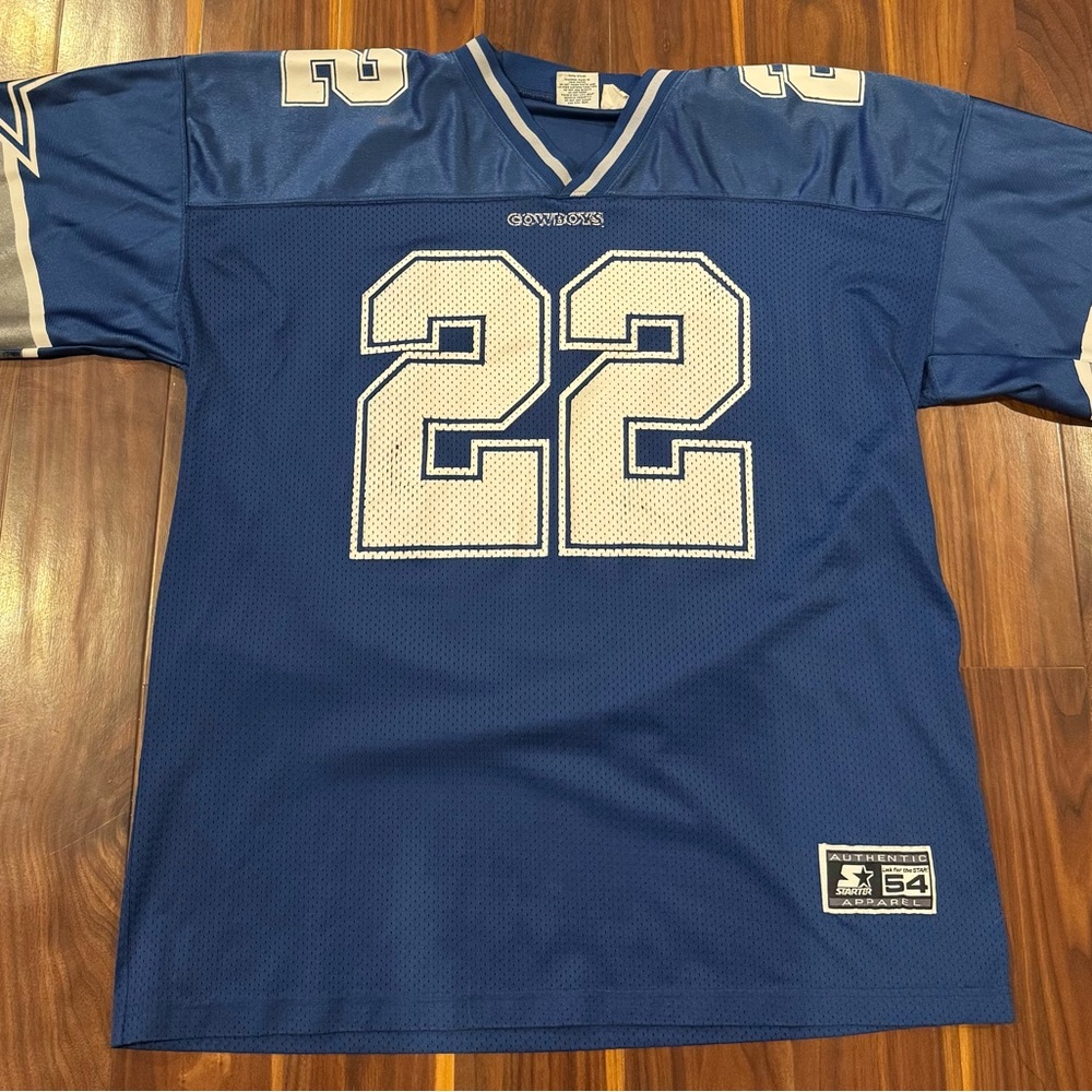 Vintage 90s Starter Emmitt Smith Dallas Cowboys Jersey – Size 54/XXL – USA Made
